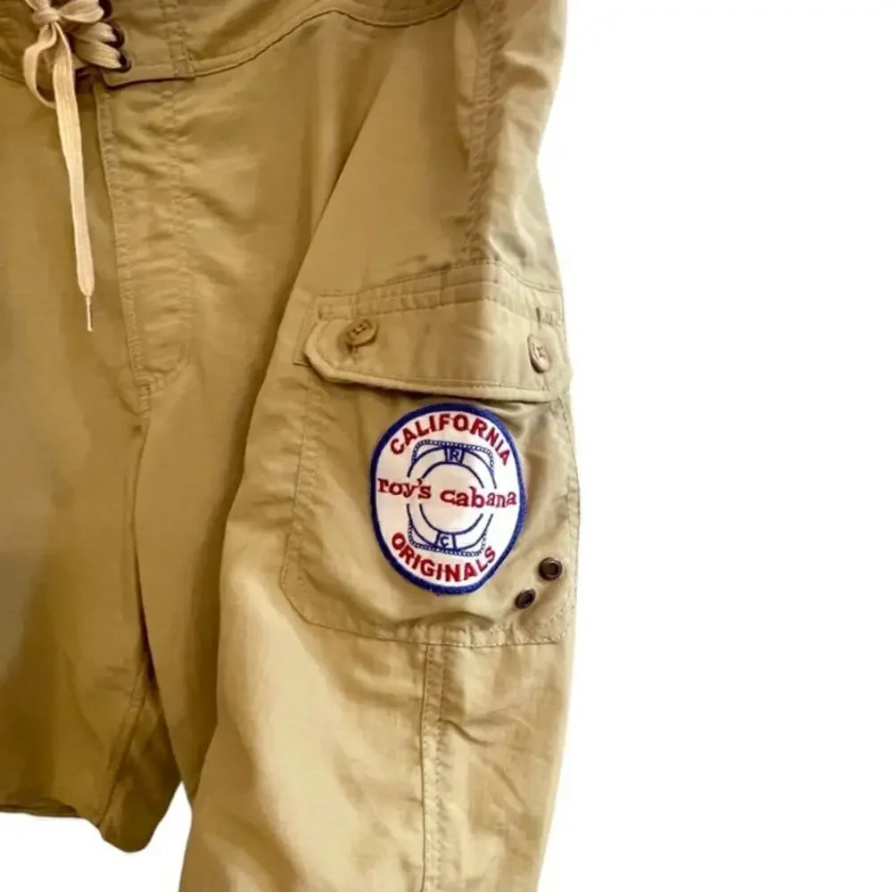 Sportswear by Roy's California Tan Nylon Swim Trunks Size 40 NWT Rare